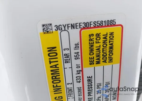 2015 Cadillac Srx Luxury Collection from USA, damaged, VIN 3GYFNEE30FS581085